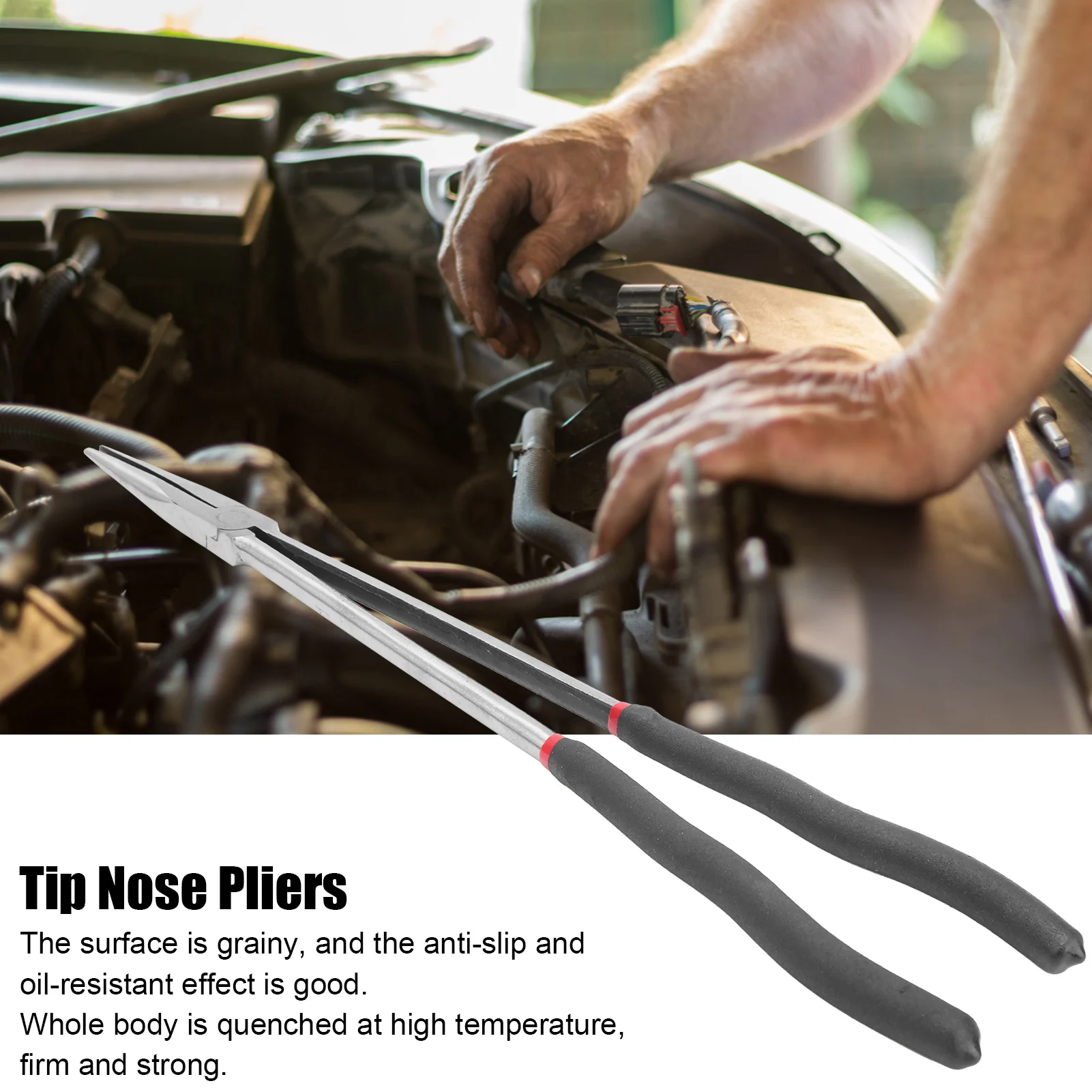 

Длинные плоскогубцы 400 мм/16 дюйма, удлиненные плоскогубцы, плоскогубцы с длинной ручкой, инструмент для ремонта, плоскогубцы с наконечником, плоскогубцы с длинной ручкой