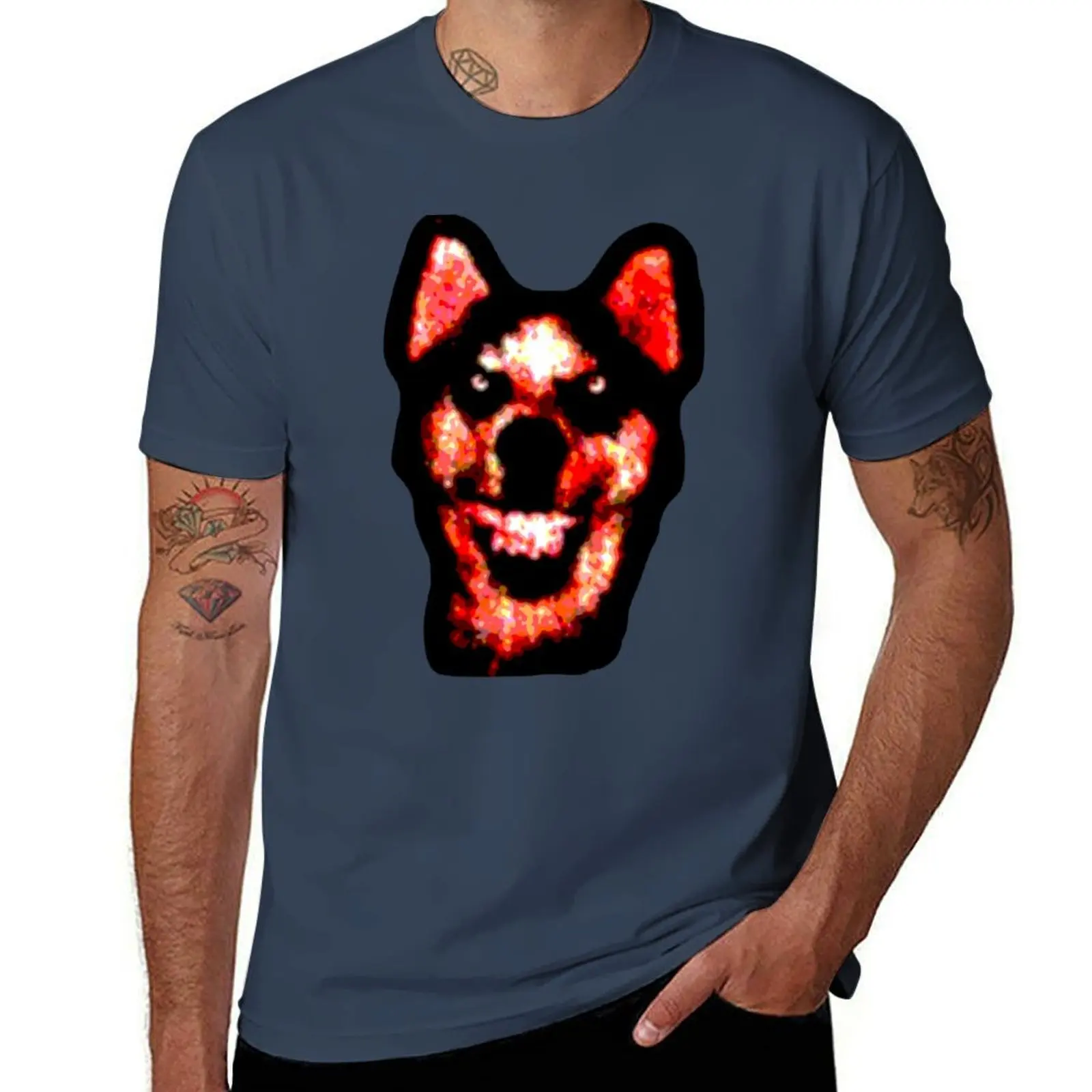

Smile (CreepyPasta) Dog T-Shirt Daily Wear Plain Short Sleeve Shirt