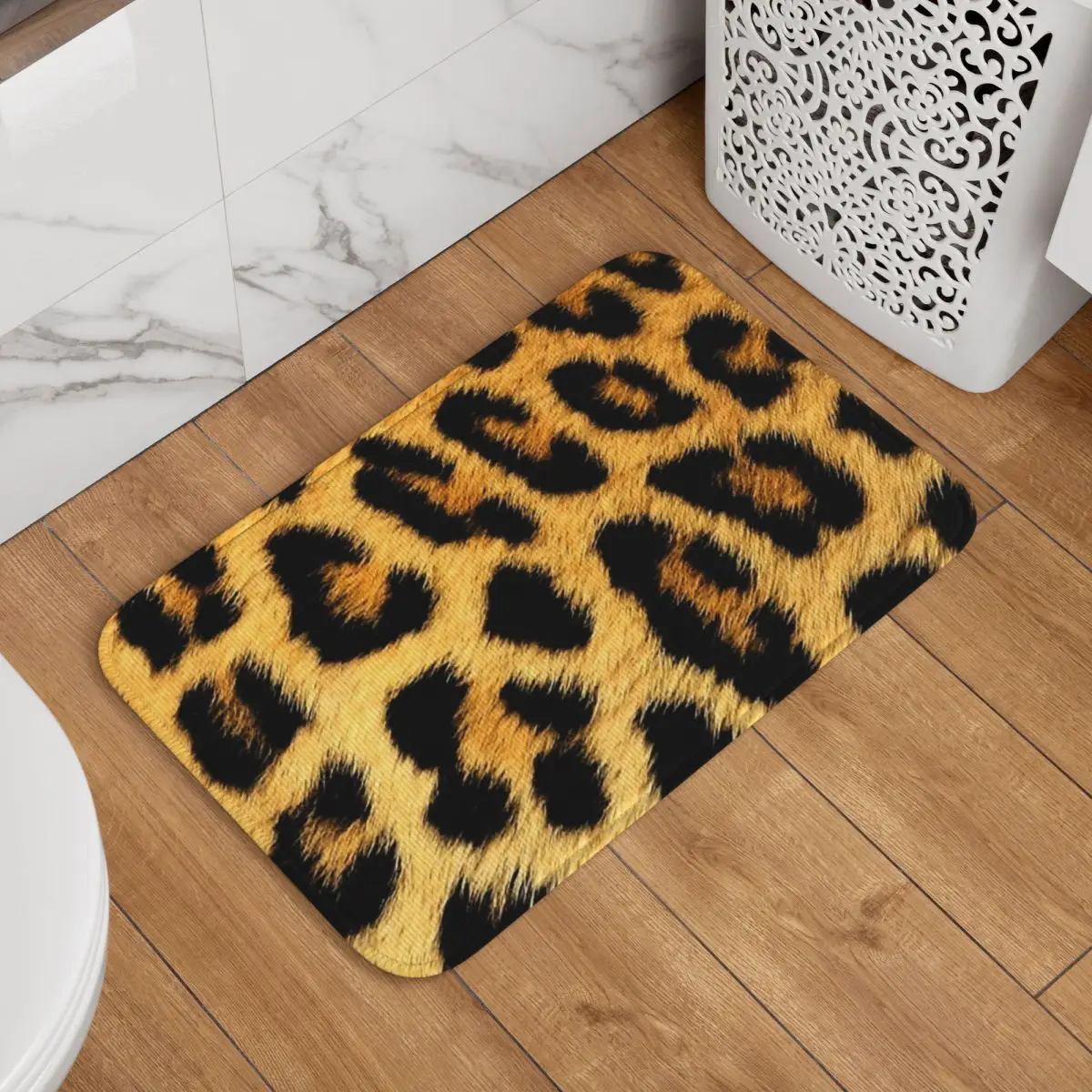 Leopard Print Doormat Sand Scraping Carpet Rug Kitchen Entrance Home Floor Mat for Bedroom Footpad Mats