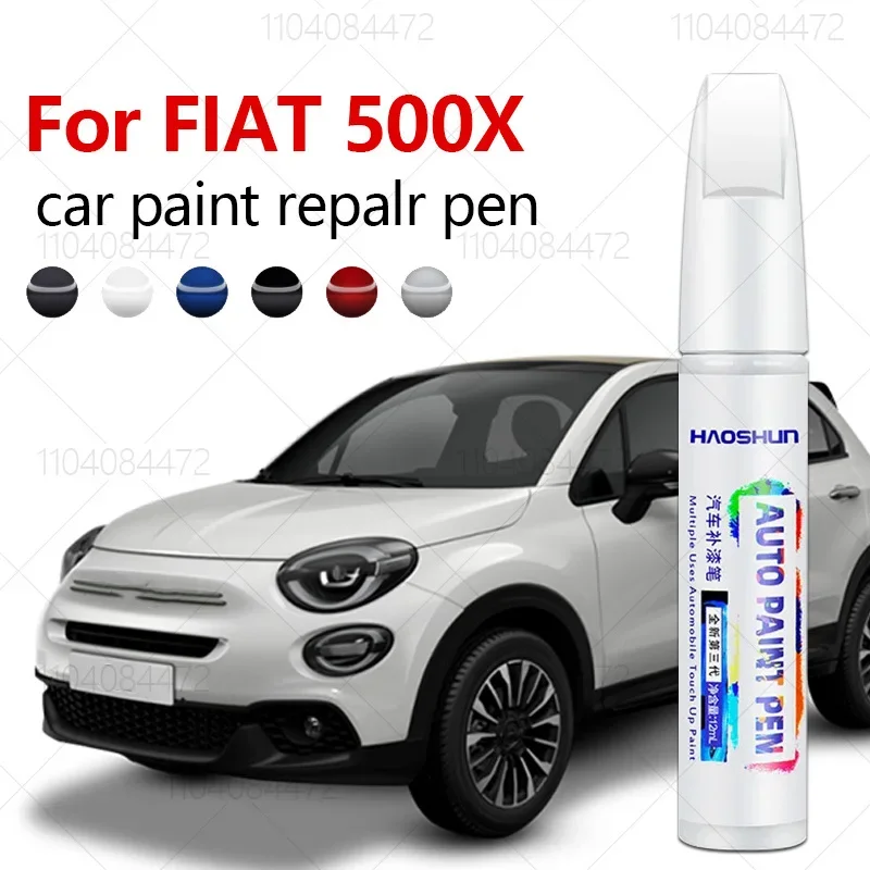 For FIAT 500X 2014-2025 334 335 Paint Repair Pen Touch Up Scratch Remover DIY Auto Accessories Black White Gray Green Yellow Red