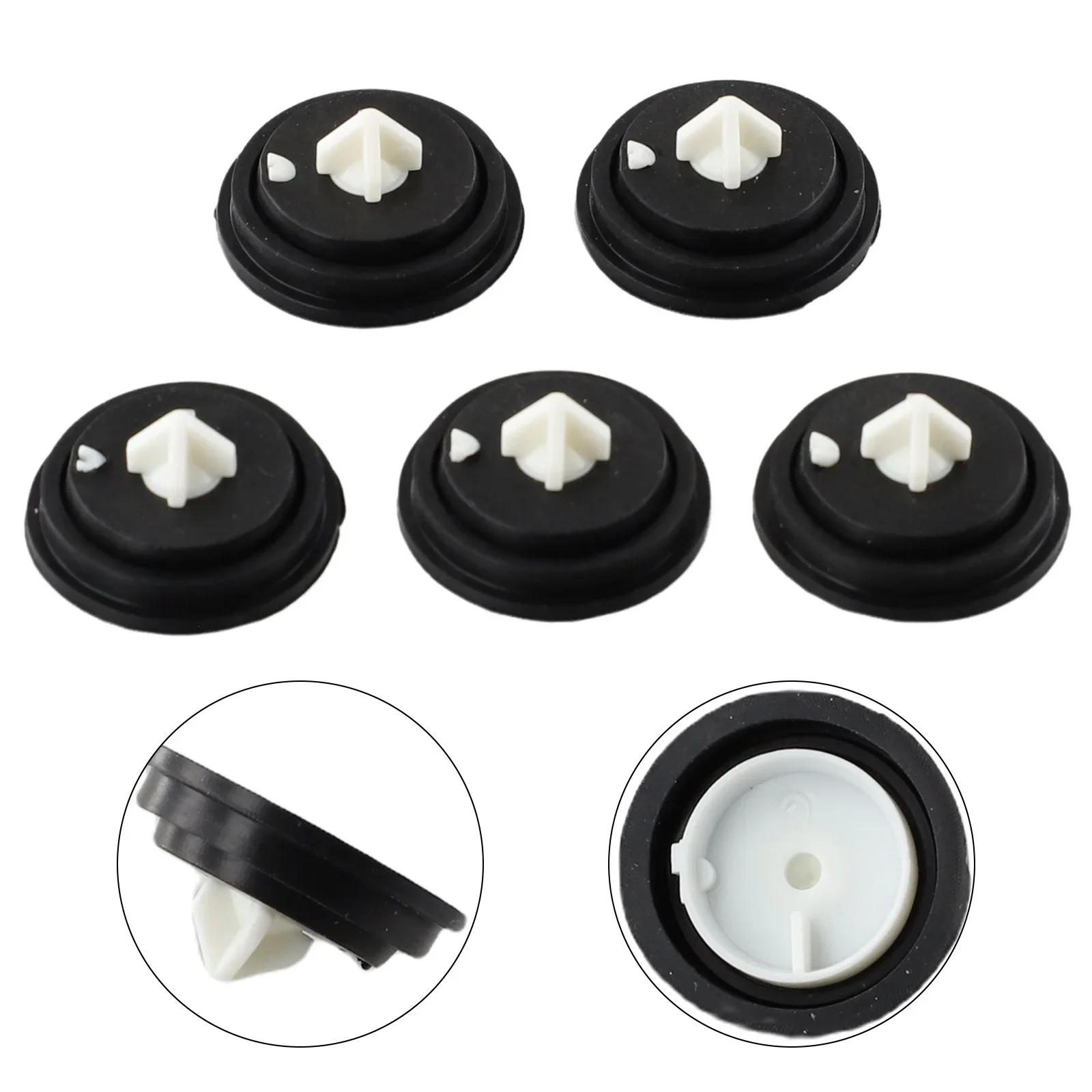 Rubber Diaphragm Eliminate Fill Valve Issues with This Pack of 5 Replacement Rubber Diaphragm Washers for Siamp Valves
