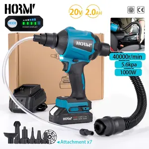Hormy - 6in 1 akülü Hava Üfleyici memesi, espanando makinesi, çok fonksiyonlu Toz Üfleyici Şişirme, vakum Aracı Makita 18V Pil için En çok satılan 12 elektrikli süpürge, yaprak üfleyici-no. 3
