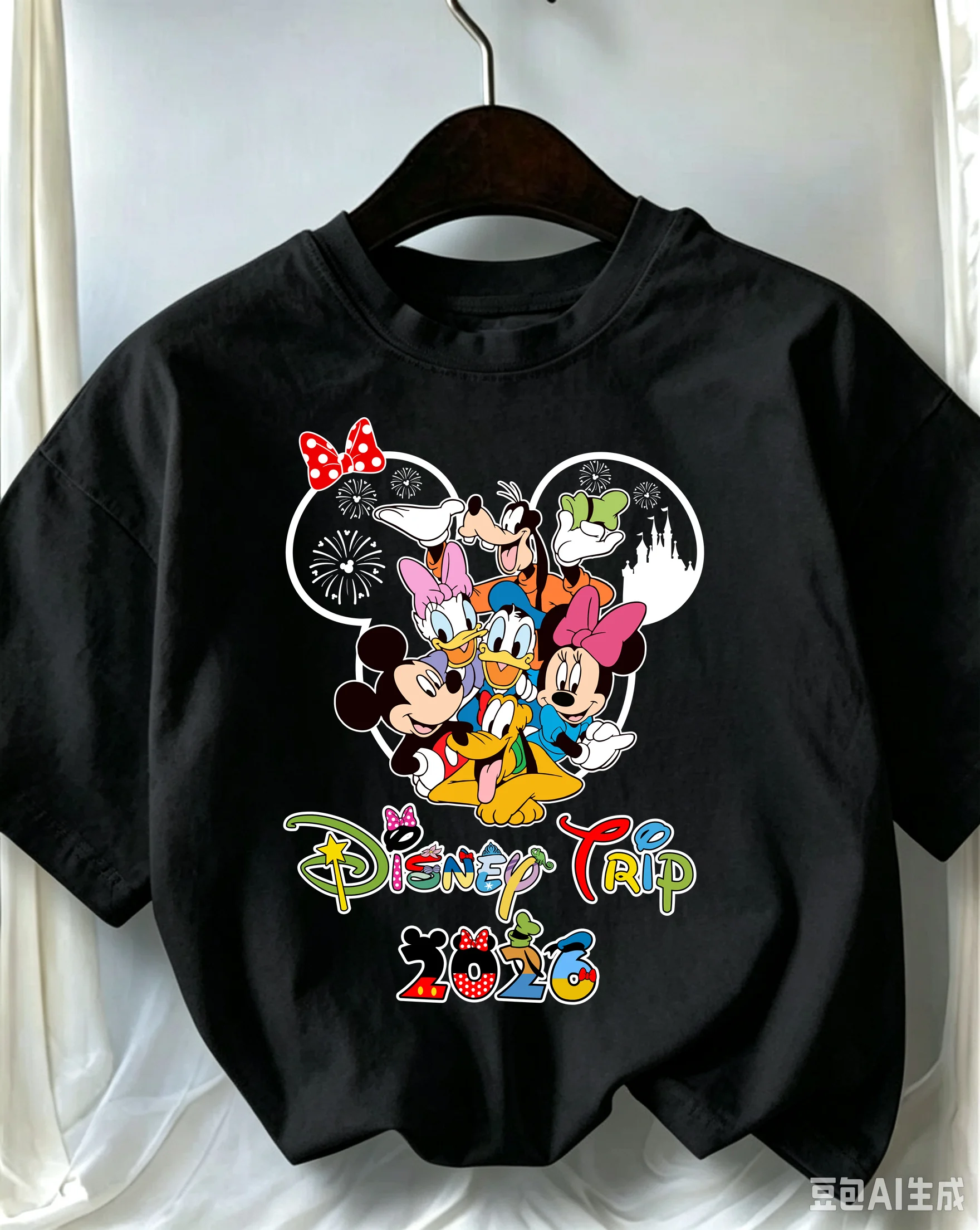 Cute Disney Princess Mermaid Cinderella Graphic Kids T Shirt Girls Short Sleeve Summer Casual Outdoor Streetwear Tops