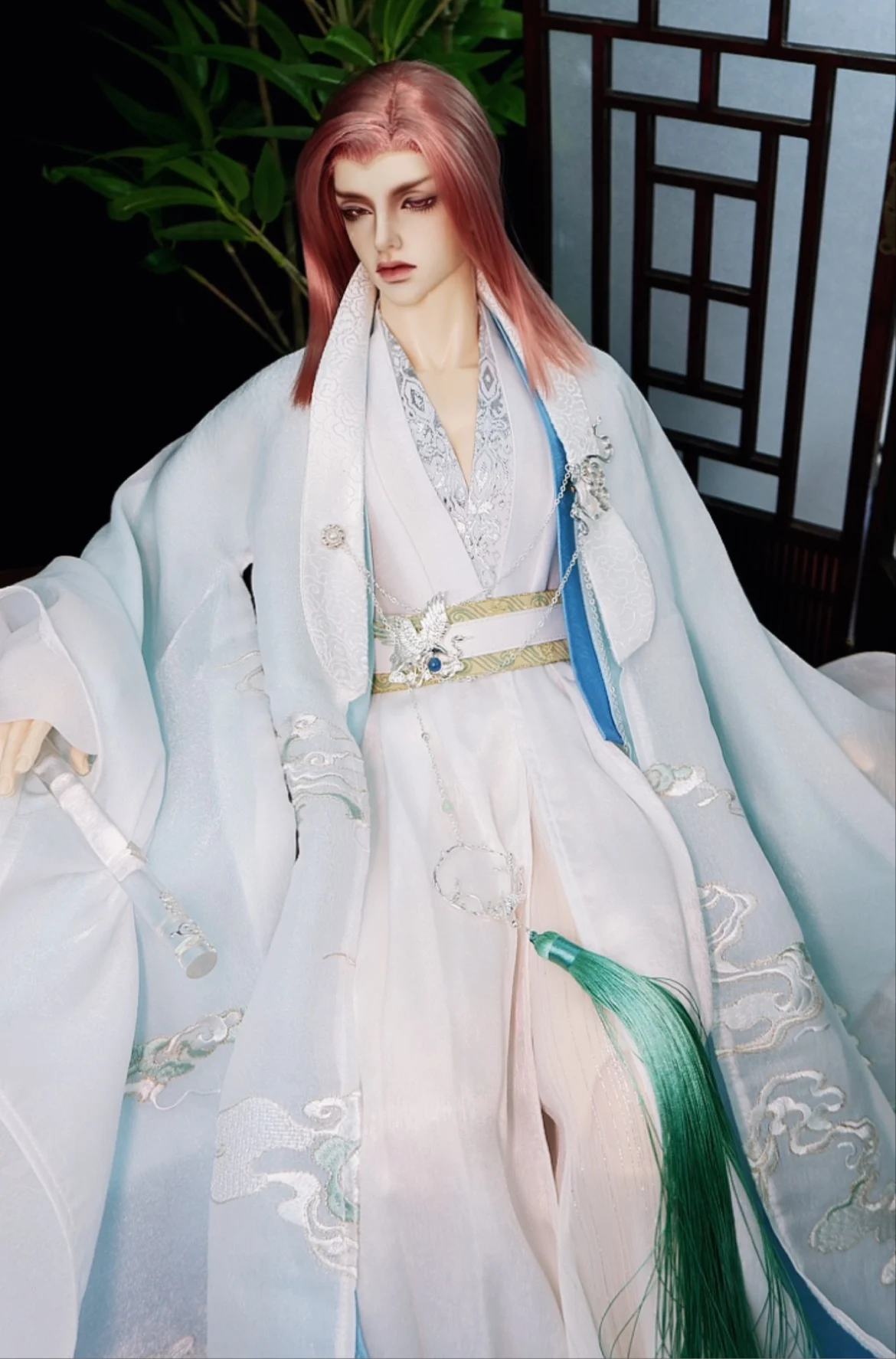 1/3 BJD Hanfu Ancient Costume Robe Warrior Outfit For SD17 POPO68 Longhun73 ID75 Strong Uncle Doll Clothes Accessories A1627