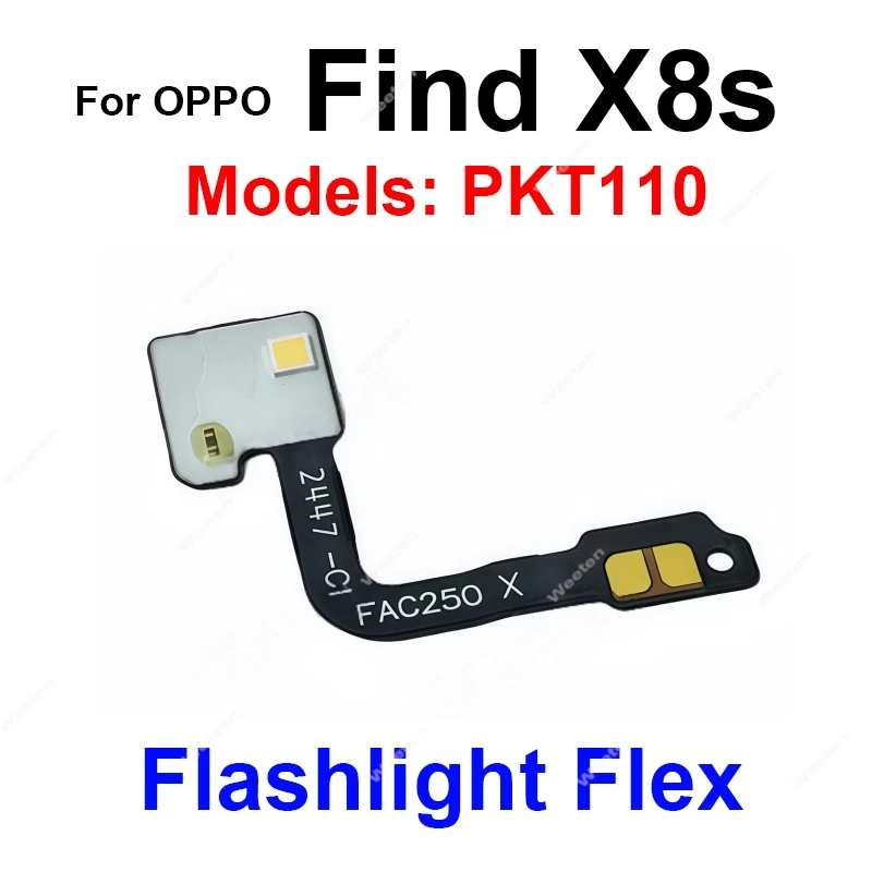 For OPPO Find X2 X3 X5 X6 X7 X8s Ultra Pro Flash Light Sensor Flex