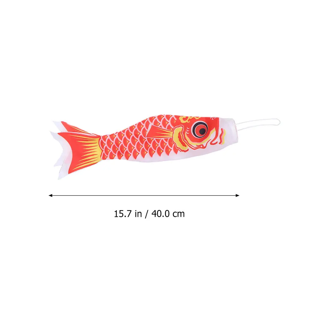 10Pcs Japanese Koinobori Carp Windsock Outdoor Hanging Garden Decoration Fish Windsocks Festival Party Streamer