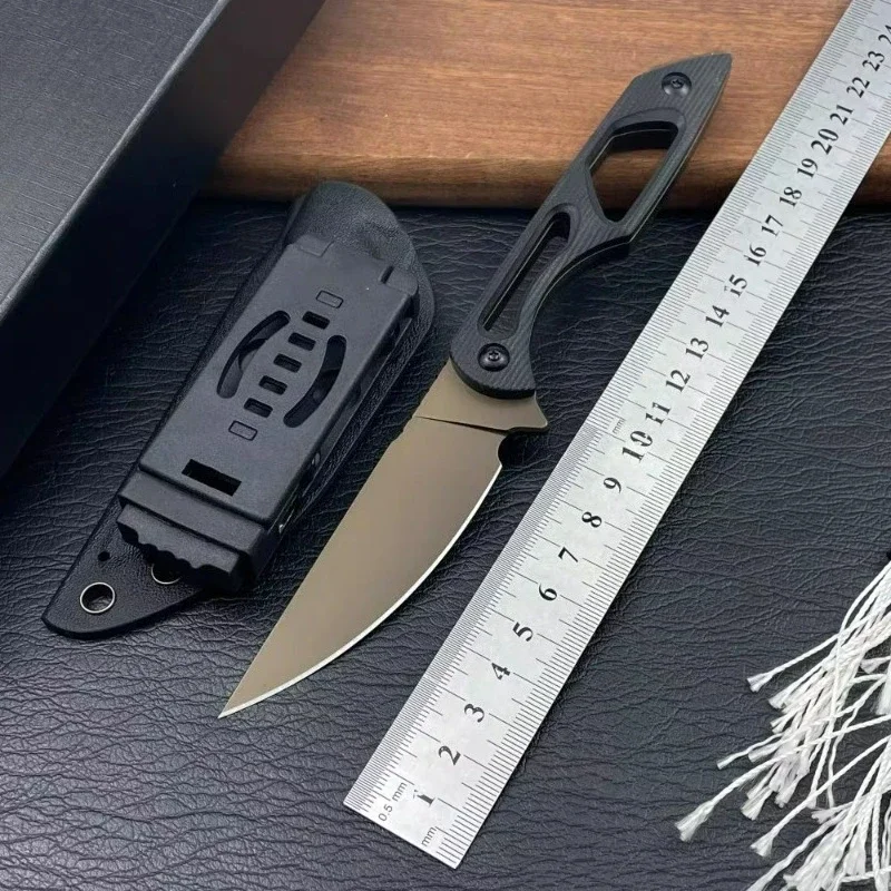 

TOOR Fixed Blade Knife D2 Blade G10 Handle Outdoor selbstverteidigung Straight Knife with Kydex Sheath edc multitool knives