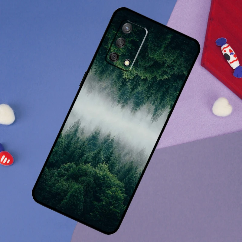 حافظة طبيعة الغابات الجبلية الجميلة لهاتف اوبو A60 A80 A40 A6 A5 Pro A15 A16 A17 A57 A94 A74 A54 A76 A96 A18 A38 A58 A78 A98 #5