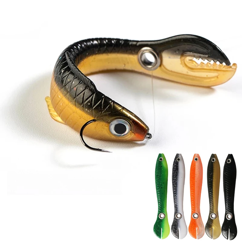 1PCS New Silicone Soft Bait 10cm 6g Wobbler for Bass/Trout/ Pike Crankbaits Fishing Artificial Swimbait Tackle for Fish