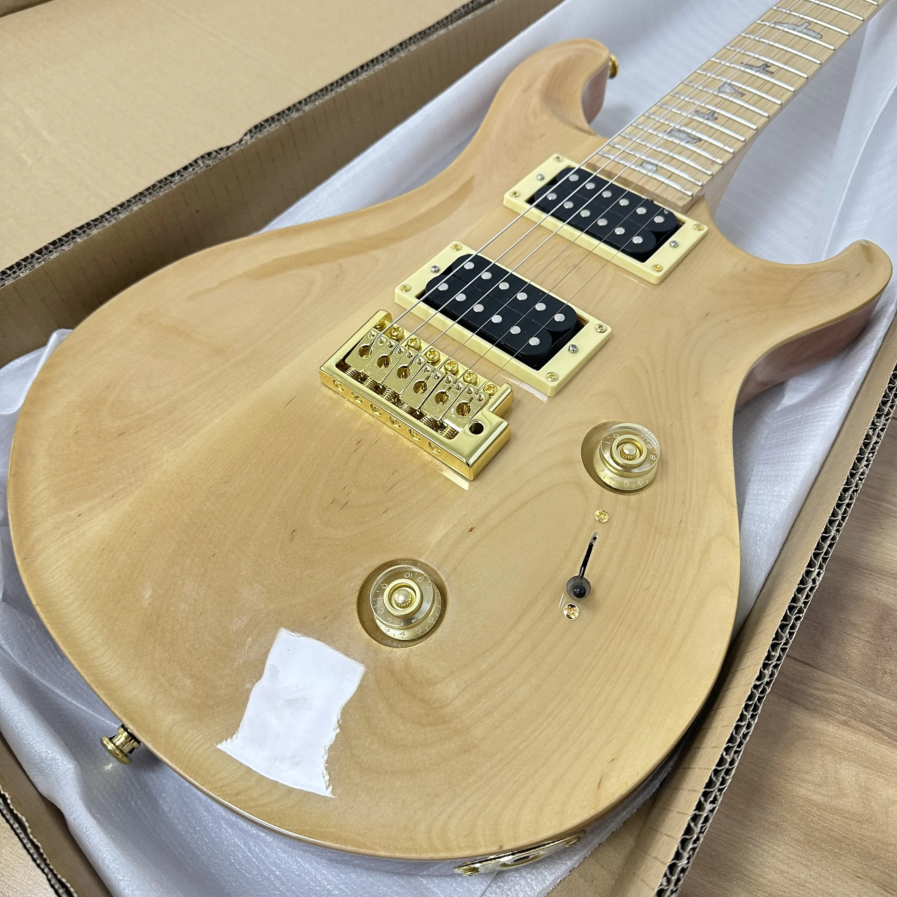 

PRS Custom 24-string Electric Guitar - Glossy Original Golden Accessories - Walnut Body - Electric Guitar Gift - Free Shipping