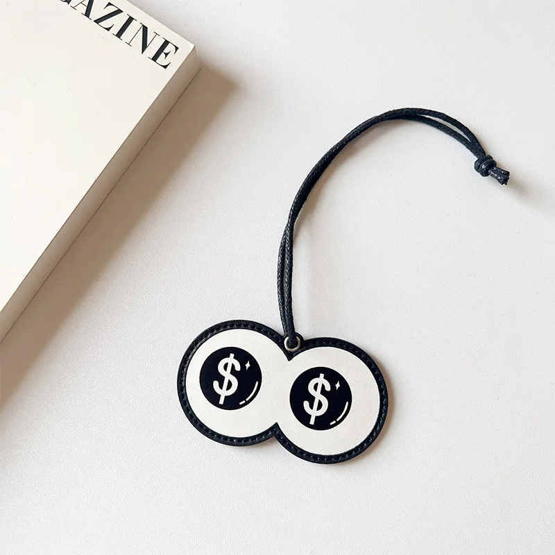 TOPHIGH Newly Fashion Big Eyes Keychain Tassel For Women  Handbag Accessories Men Bag Charms Super Amazing Car Hanging Gifts