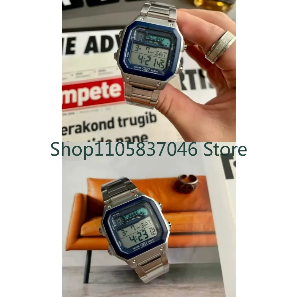 Outdoor training multifunctional sports electronic watch for male students swimming waterproof alarm clock for teenagers watch