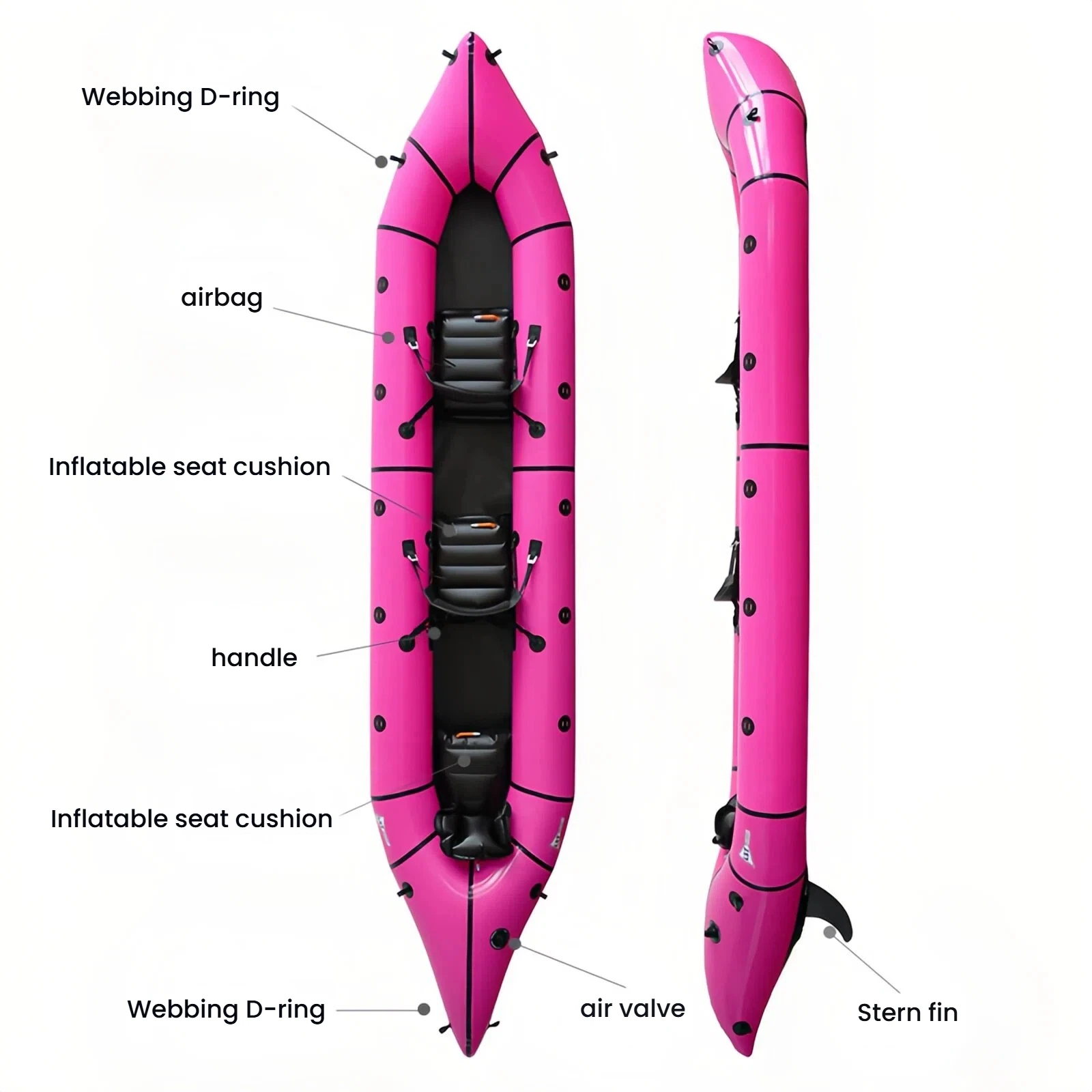 LST Spirit Fox LH-440 3 Person - Fishing Boat Inflatable 评论和价格