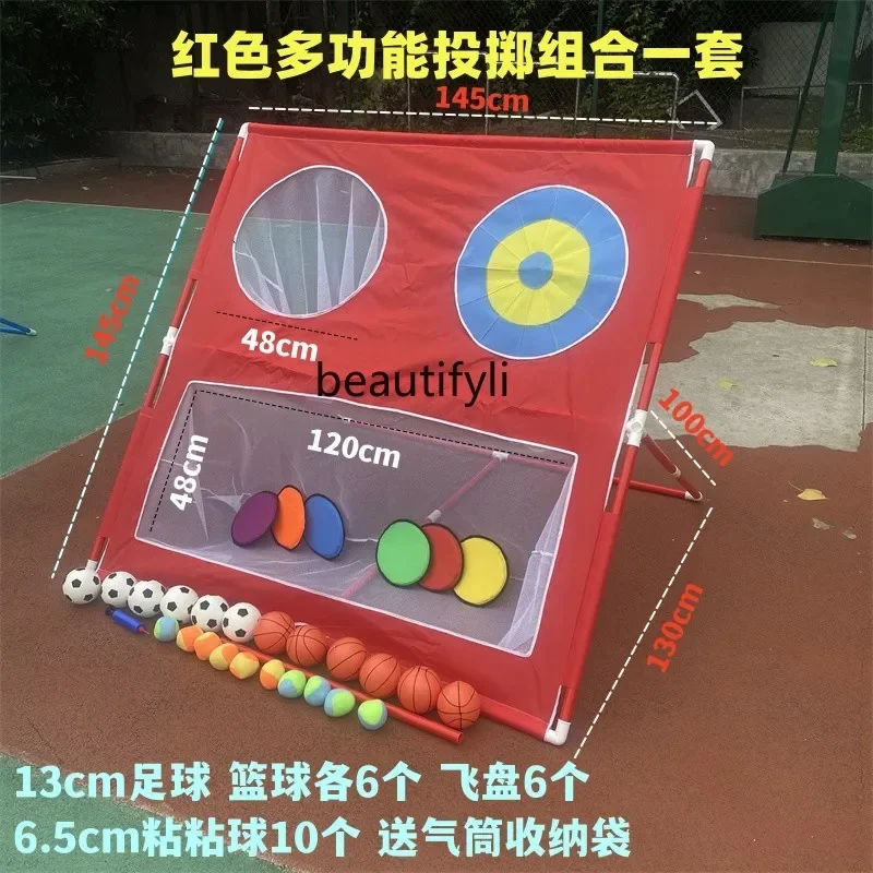 Kindergarten multi-functional sensory system equipment throwing target toys parent-child outdoor interaction