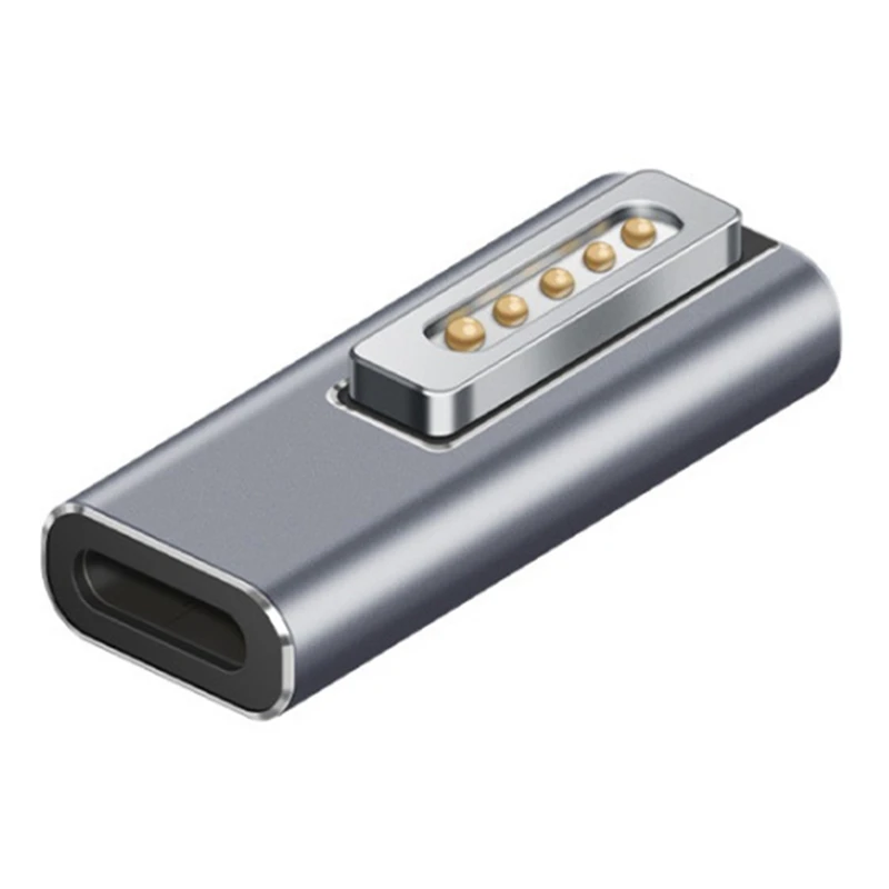 Per Apple MAC Notebook Type-C adattatore per Laptop da femmina a maschio magnetico con indicatore adattatore per trucco PD per Magsafe2