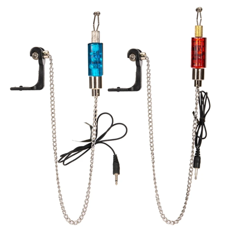 Fishing Bite Alarm Indicator, Fishing Swinger LED Alarm Chain Hanger Swinger Indicator Bite Fishing Tackle Tools