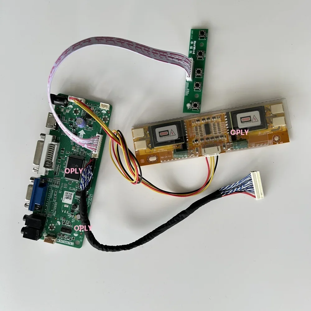 

Controller board HDMI-compatible VGA DVI M.NT68676 for SVA190WX01TB SVA190WX02TB 1440X900 LCD panel screen monitor 19" DIY