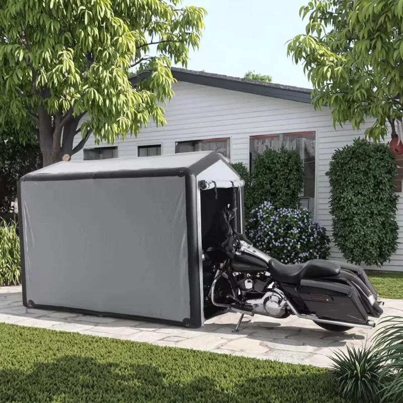 All-Weather PVC Waterproof Motorcycle Cover UV Protection Business/Luxury Design Customizable Size for Parking Garage Storage