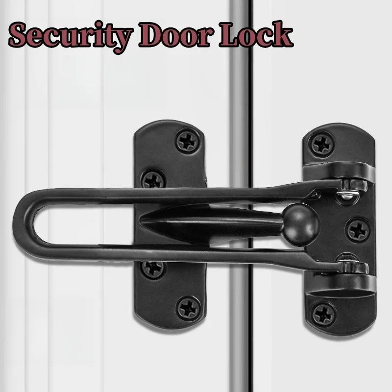 

1 Piece Zinc Alloy Door Buckle Hotel Latch Anti-theft Chain Buckle Room Door Anti-theft Safety Lock Door Bolt Safety Buckle Ing