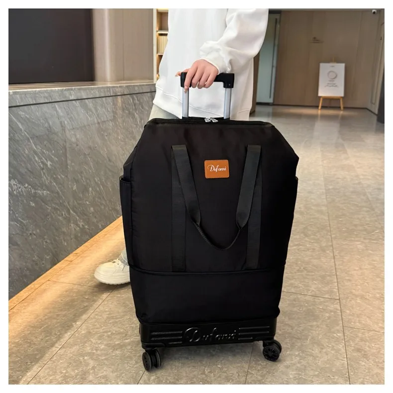 large-capacity-travel-bag-with-universal-wheels-lightweight-pull-rod-suitcase-foldable-storage-bag-for-travel-oxford-cloth