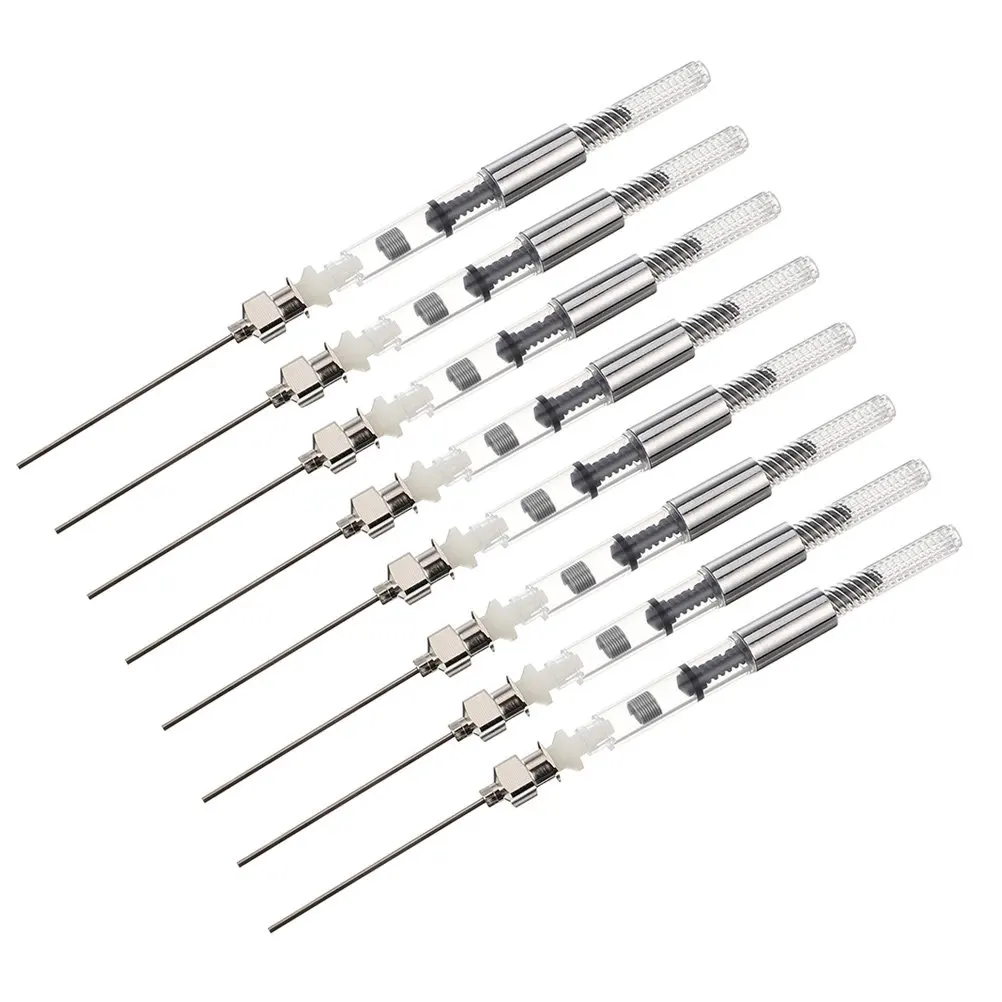 8Pcs Fountain Pen Ink Converter Syringe Ink Device Refillable Fountain Pen Student School Supplies School Supplies