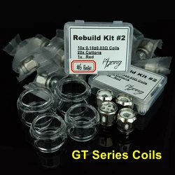 Glass Tube Rebuild Mesh Coil DIY Kit For Sky Solo Plus Bubble Glass GT2 0.18 GEN SKRR S NRG SE Mini Luxe DIY TOOL Parts