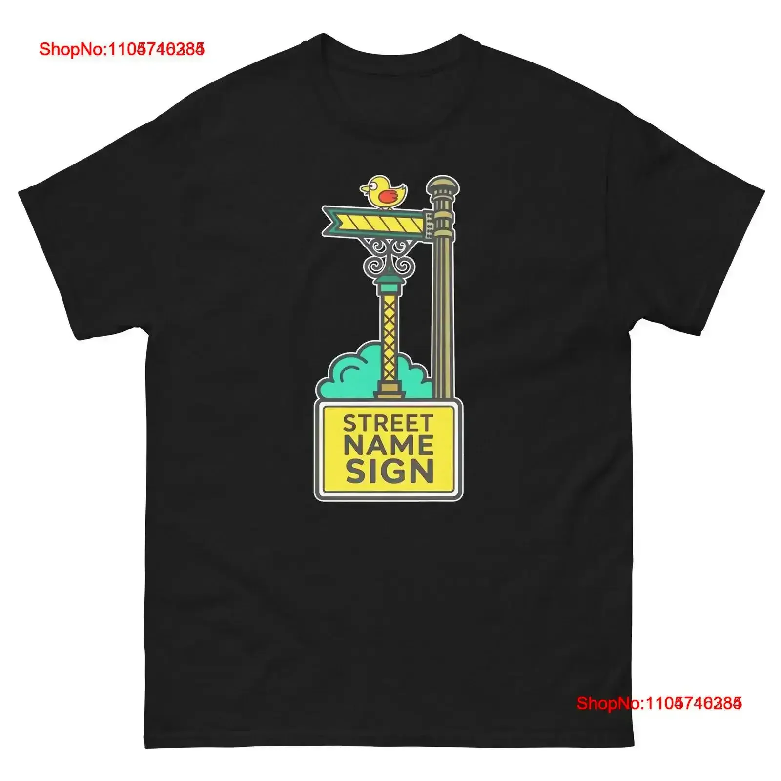 Street Name Sign Object Place Item Urban T Shirt vintage Washed fashion Stylish designer clothes homme vintage Washed Unisex