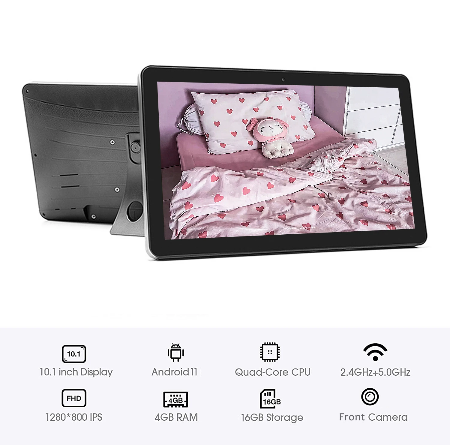 10 Inches Android Digital Frame All-In-One Tablet PC IPS HD Touch Screen Industrial Digital Signage Player with Multi-Format