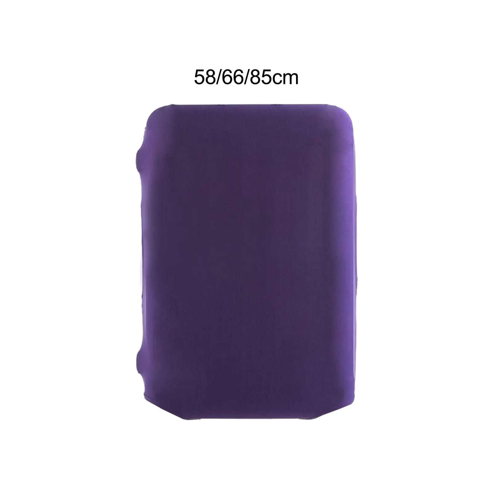 Protective Travel Suitcase Cover Purple Elastic Cloth Accessory Good Resilience Multipurpose Trolley Luggage Case Protector