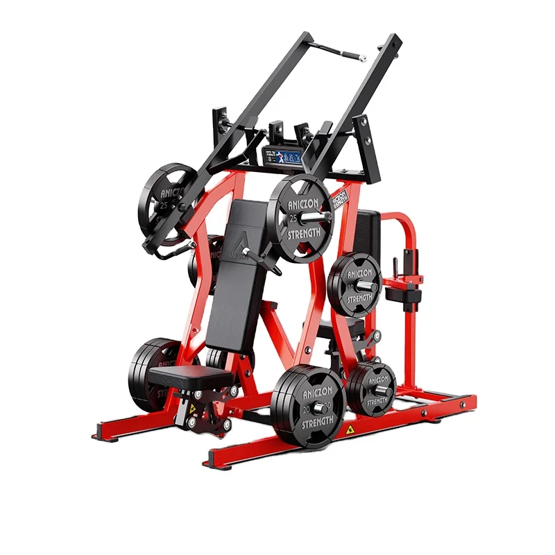 Commercial ISO-Lateral Steel Plate Loaded Gym Exercise Equipment ISO Chest Press Machine for Back Strength Training Bodybuilding