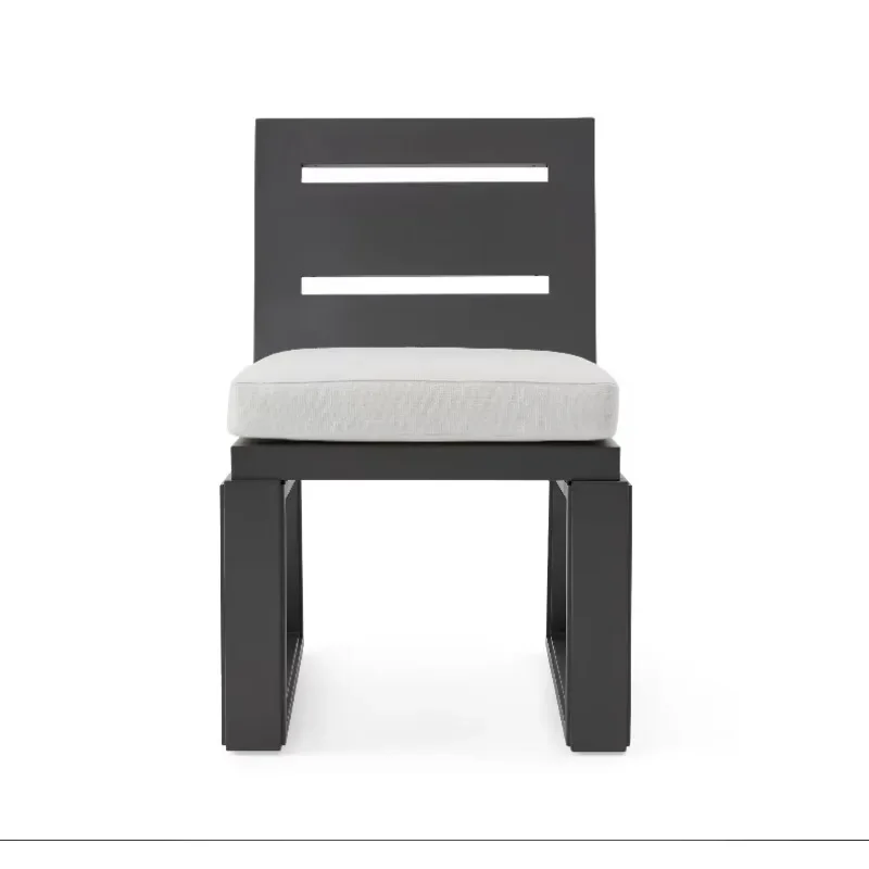 

Garden Set Hotel Chairs, Terrace Armchairs, Furniture Outdoor Aluminum Dining Side Chairs