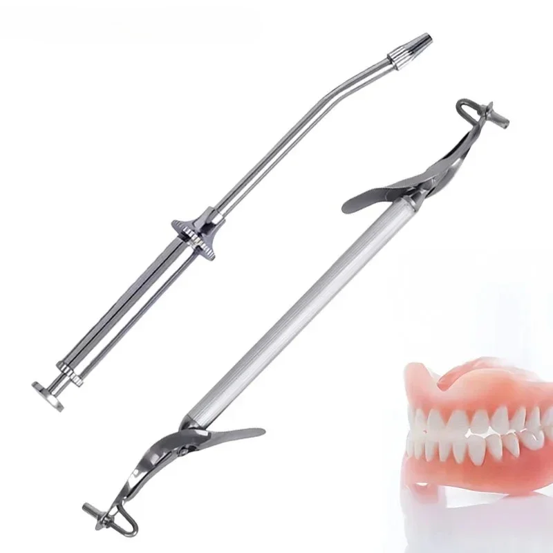 Dental Amalgam Carrier Syringes Curved Tip Double End Filling Delivery Tools Cavity Filling Restorative Dentistry Lab Instrument