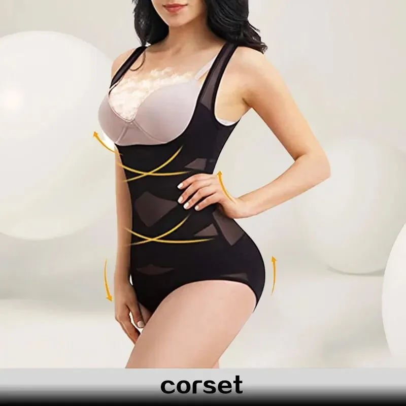 

Breathable Shape-Shaping One-Piece Tummy Tum Shaper Hip Lifter Corset Thigh Slimmer Waist Trainer Slimming Underwear