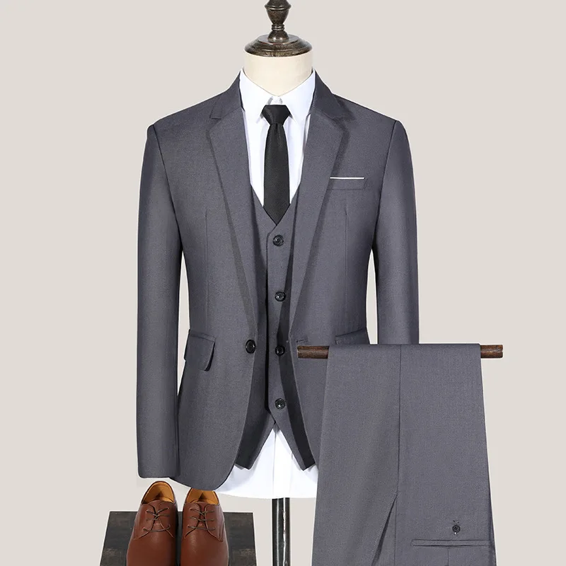 

Suits Men's Fashionable Formal Tailored Solid-color Dance Singer Trend Host Casual Wedding Banquet Dress Star Performance Suit