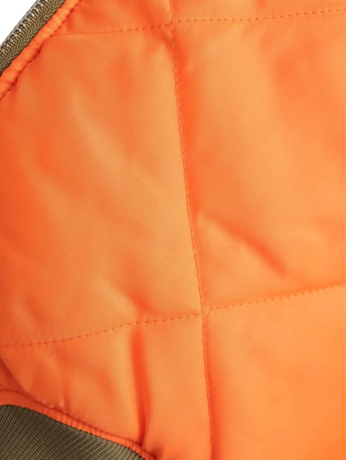 Moda donna autunno nuovo inverno manica lunga verde militare sciolto Bomber trapuntato giacca Chic femminile cappotti imbottiti in cotone Mujer