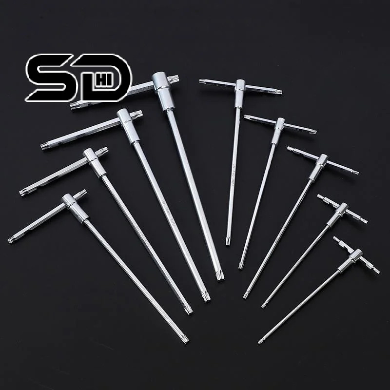 Hexagon 2-5MM/ T8-T20 Sliding T-Shaped Torx Star Wrench Adjustable Wrenches For Fast Spinning Car Repair Hand Tools