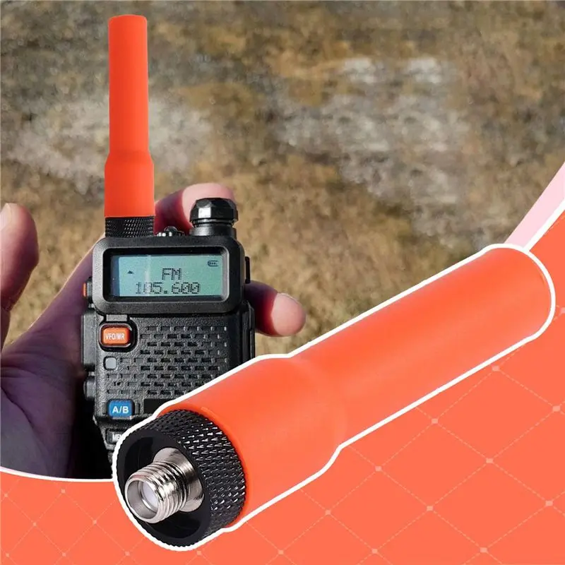 ABRI-4X Walkie Talkie Soft Antenna SF-20 Mini Short Aerial SMA-F Dual Band VHF UHF For UV-K6 UV-21 UV-17 UV-18Pro Max Radio A view 6