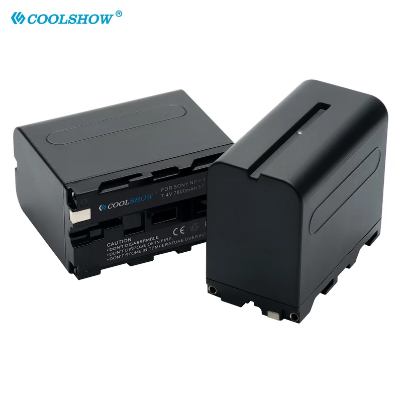 NP-F970 NP-F960 Battery for Sony DSR-PD150 PD170 HDRAX2000 FX7 FX1000 HVL-LBPB Yongnuo Godox LED Video Light Batteries 7800mah