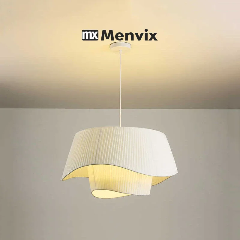 TechHPDenmark Designer Silk Pendant Lamp Living Room Hotel Hall Restaurant Hanglamp Home Decoration LED Lighting Factory Direct