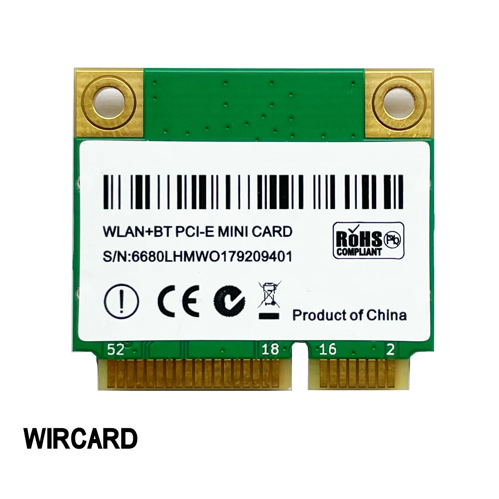 WIRCARD AX200HMW AX200 Wi-Fi 6 модуль MINI PCIE 802.11ax 160 МГц сетевая карта Wi-Fi для ноутбука Win10