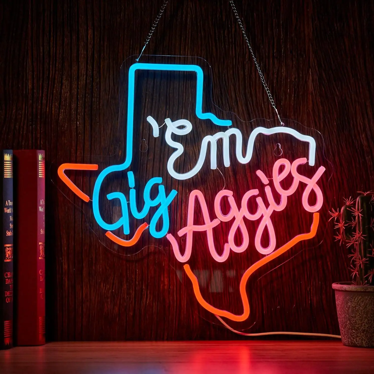 Texas Gig Em Neon S…