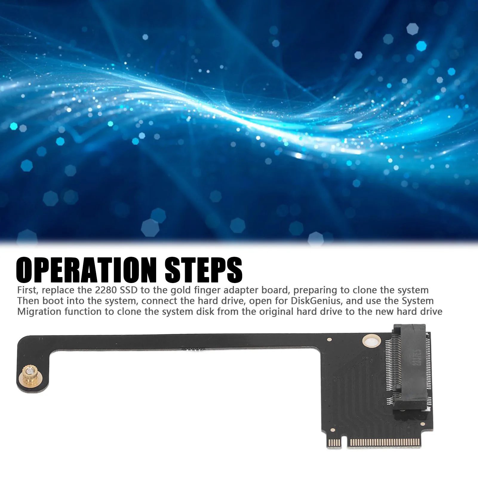 Плата расширения жесткого диска zk30 SSD 2230–2280 SSD NVME M Key NGFF M.2 PCIE 4.0 Карта обновления 90 градусов для Rog Ally