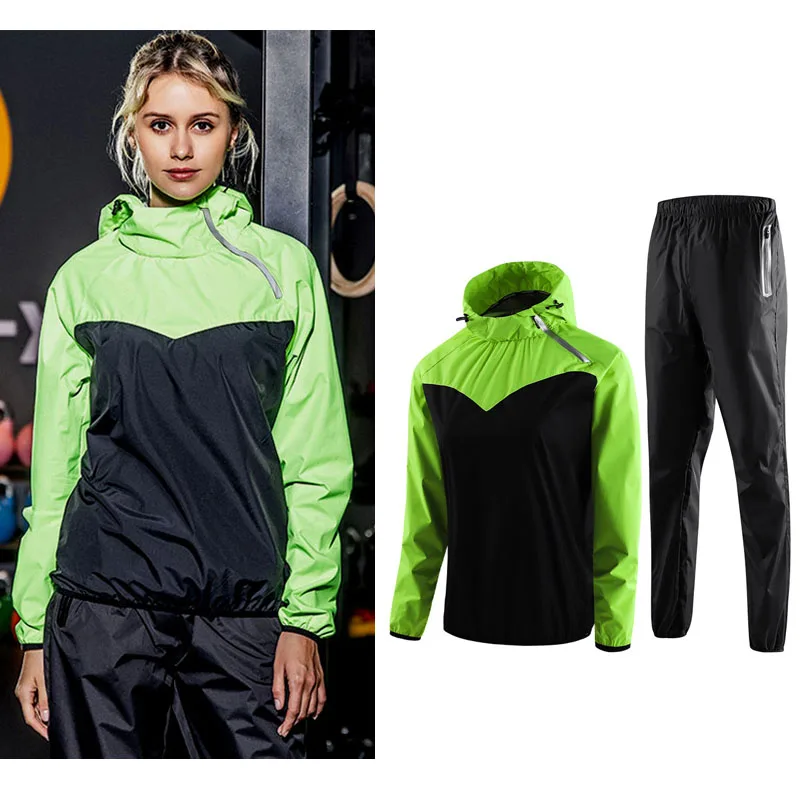 

Sauna Suit for Women/Men Sweat Suits Gym Workout Exercise Sauna Jacket Pant Full Body