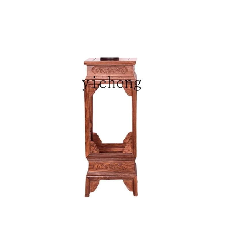 

Yy Rosewood Flower Stand Rosewood Solid Wood Pot Frame Chinese Living Room Storage Rack