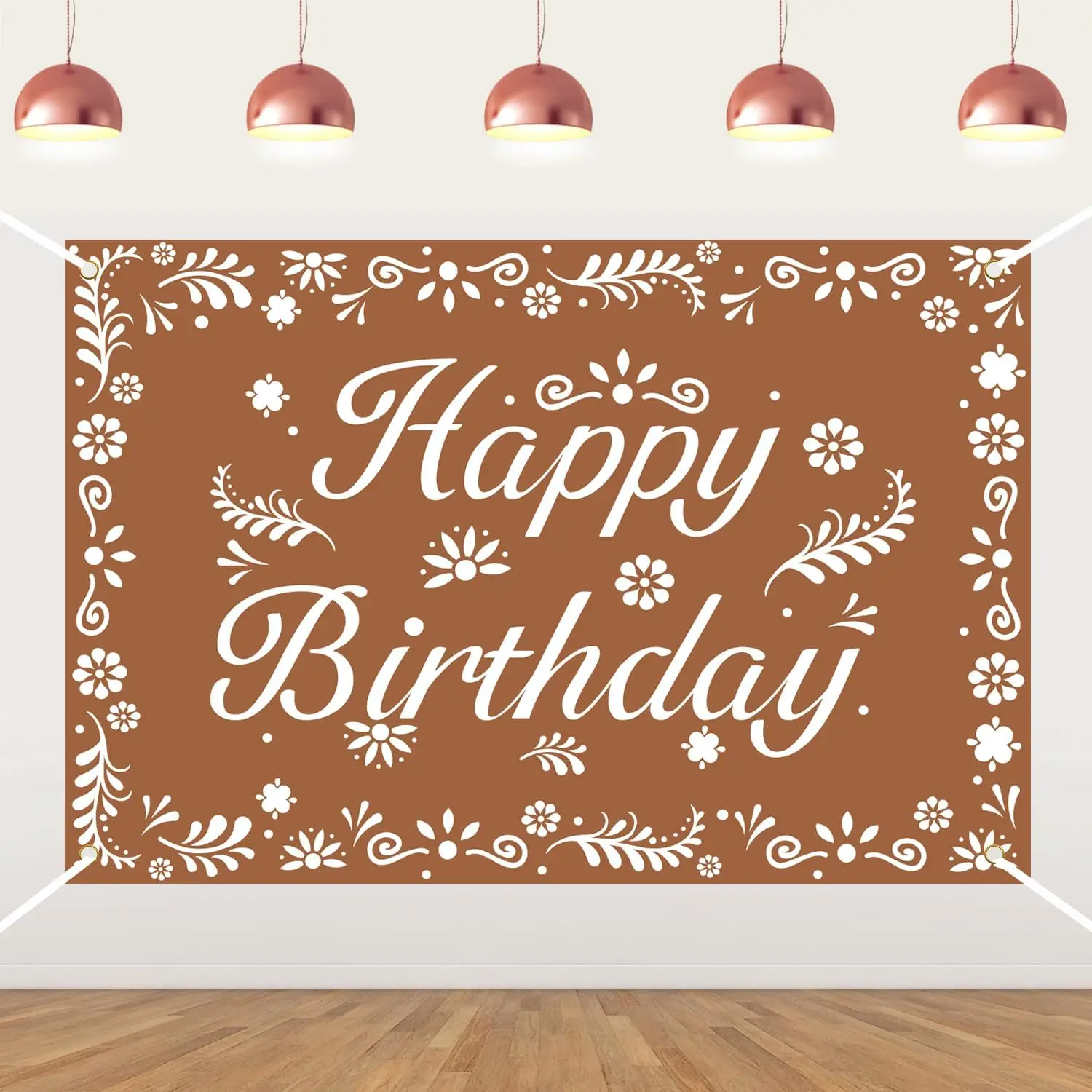 Photography Backdrop Brown Mexican Fiesta Themed Background For Kids Adults Happy Birthday Party Cinco De Mayo Fiesta Supplies