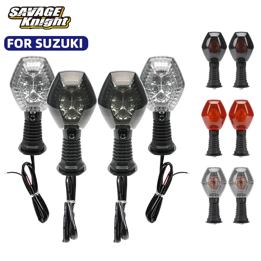 Flasher LED Motorcycle Turn Signals Light For SUZUKI DRZ 400 E/S/SM GSXR 600 750 1000 GSX GSF 650 1250 600 1200 SFV SV 650 1000