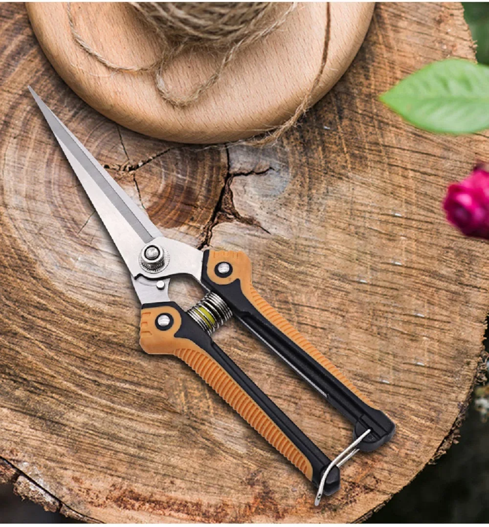 Horticultural Scissors Receive Gloves Branch Pruning Labor Saving Pruning Stainless Steel Picking Multifunctional Fruit Scissor
