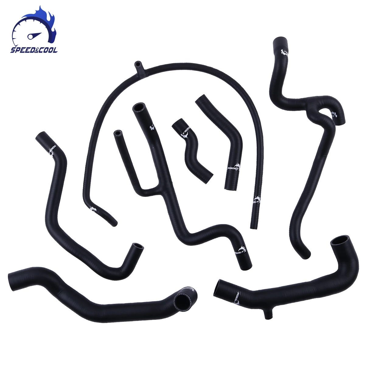 SPEED&COOL For 1992-1999 Volkswagen VW Golf MK3 Jetta Vento GLX A3 Passat Corrado VR6 2.8 Silicone Radiator Coolant Pipe Hose