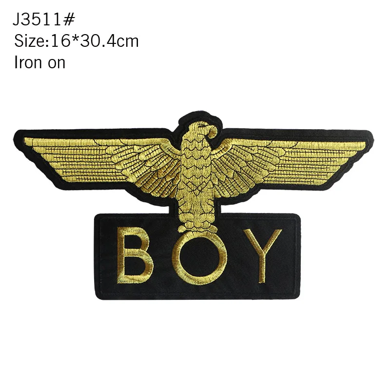 Fashion Trend Towel Sewing And Ironing English Sentences BOY Patch DIY Badge Decoration Men\'s And Women\'s Casual T-shirt Down