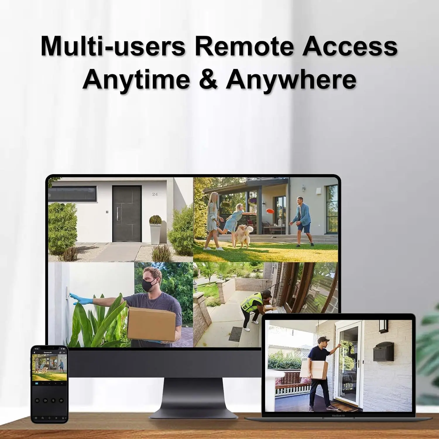 8MP Ip Camera Poe Active Deterrence Turret Outdoor Security Camera IP67 Two-Way Audio Color Vision 98ft, 2.8mm Full Metal